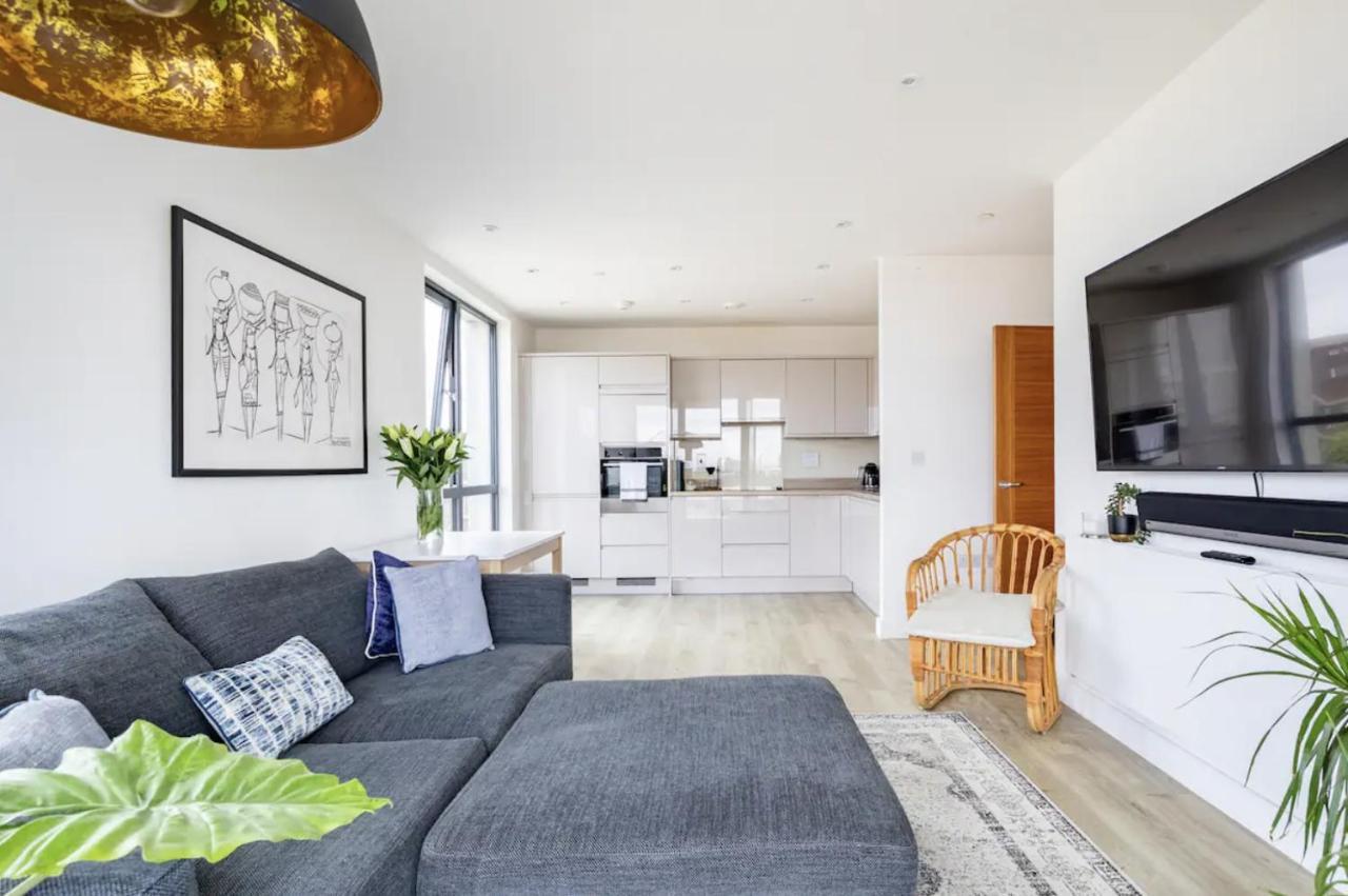 Modern 1 Bed L City Views L Work Space Londres Extérieur photo